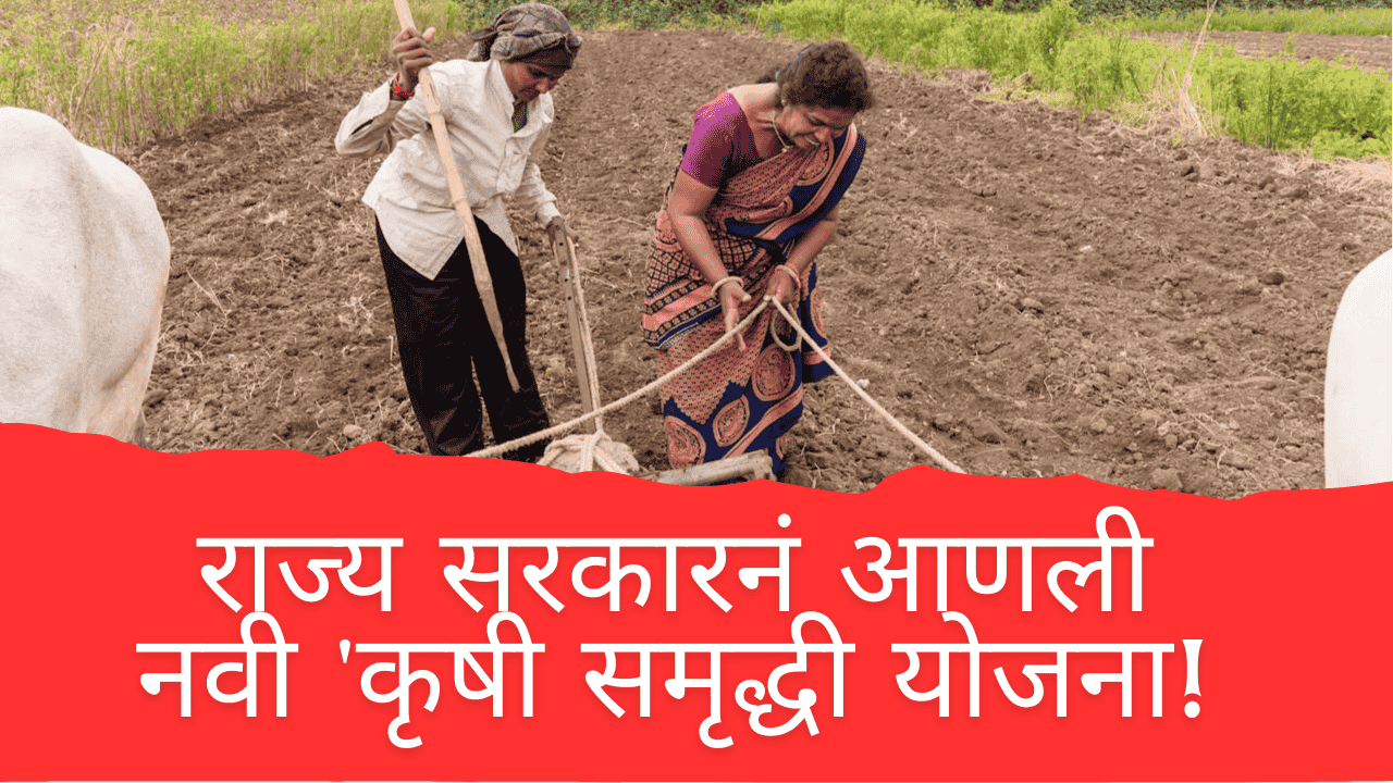 कृषी समृद्धी योजना: शेतकरी आणि शेतीला मिळणारं सरकारी अनुदान