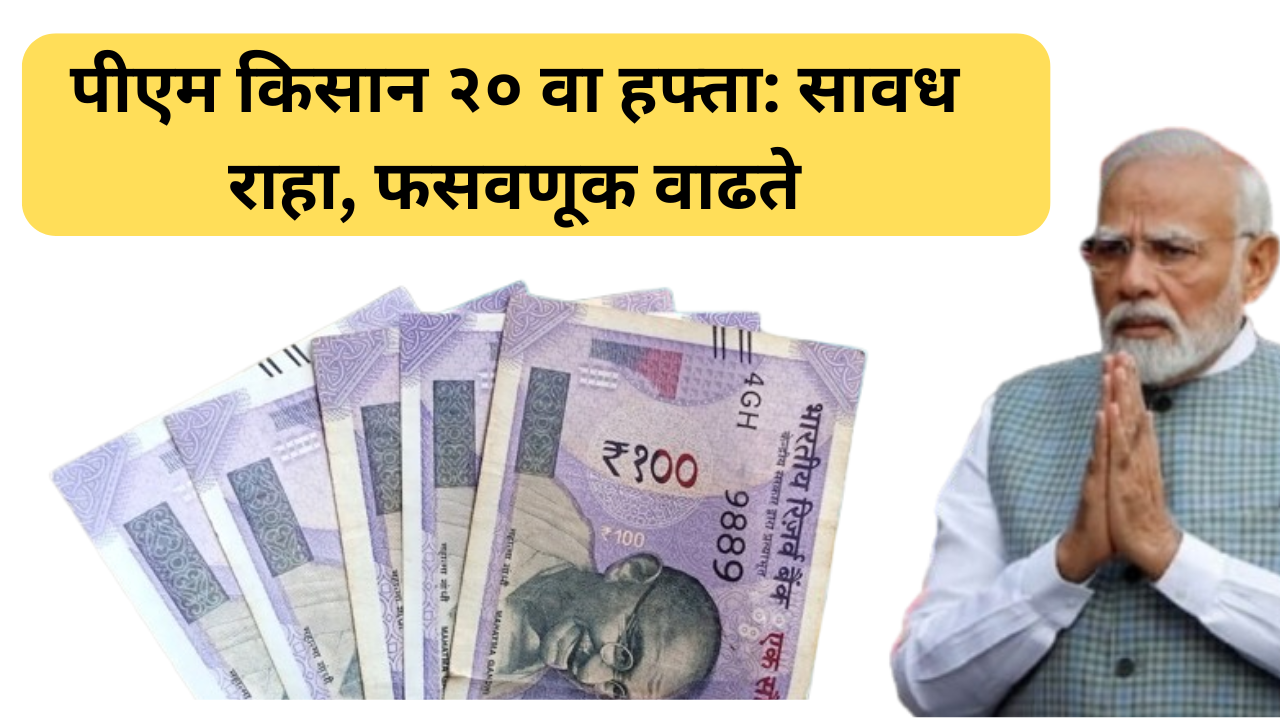 पीएम किसान योजनेच्या नावाखाली बनावट मेसेज आणि फसवणूक